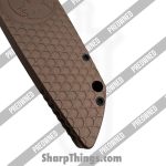 Protech - POTR-3.04 - Preowned TR-3 Sandhawk - Automatic Knife - CPM MagnaCut Bronzed Spear Point - Aluminum - Brown - Image 8