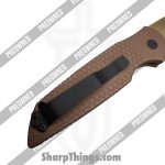 Protech - POTR-3.04 - Preowned TR-3 Sandhawk - Automatic Knife - CPM MagnaCut Bronzed Spear Point - Aluminum - Brown - Image 9