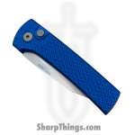 ProTech - RCS1105-Blue - Ramon Chavez Scapegoat - Automatic Knife - CPM MagnaMax Stonewash Clip Point - Carbide Aluminum - Blue - Image 3