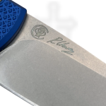 ProTech - RCS1105-Blue - Ramon Chavez Scapegoat - Automatic Knife - CPM MagnaMax Stonewash Clip Point - Carbide Aluminum - Blue - Image 5