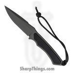 Spartan Blades - SB17BKBKKYBK - Phrike - Fixed Blade Knife - CPM Stainless Coated Swedged Drop Point - G10 - Black
