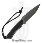 Spartan Blades - SB17BKBKKYBK - Phrike - Fixed Blade Knife - CPM Stainless Coated Swedged Drop Point - G10 - Black - Image 2