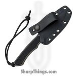 Spartan Blades - SB17BKBKKYBK - Phrike - Fixed Blade Knife - CPM Stainless Coated Swedged Drop Point - G10 - Black - Image 4
