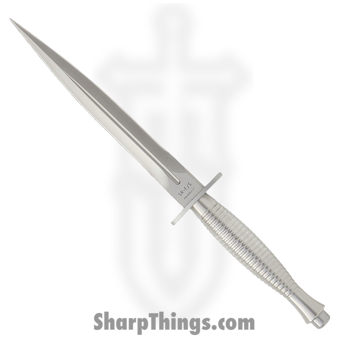 SB60SSSSKYBK_1.jpg Spartan Blades - SB60SSSSKYBK - Spartan Ronin F/S - Fixed Blade Knife - CPM Stainless Satin D/E Dagger - Stainless Steel - Silver - Image 1