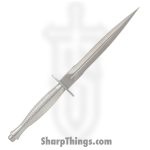Spartan Blades - SB60SSSSKYBK - Spartan Ronin F/S - Fixed Blade Knife - CPM Stainless Satin D/E Dagger - Stainless Steel - Silver - Image 2