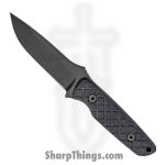 Spartan Blades - SBSL004BKBK - Alala - Fixed Blade Knife - 1095 Cro-Van Coated Drop Point - Canvas Micarta - Black