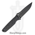 Spartan Blades - SBSL004BKBK - Alala - Fixed Blade Knife - 1095 Cro-Van Coated Drop Point - Canvas Micarta - Black - Image 2
