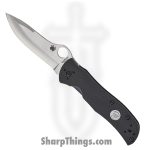 Spyderco - SC55G20CVP - Starmate - Folding Knife - CPM 20CV Satin Modified Clip Point - G10 - Black