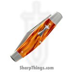 Jack Wolf Knives - STOCK-01-KIR-ROOT - Gateway Stockman - Folding Knife - 14C28N Satin Stockman - Kirinite - Root Beer - Image 3