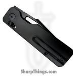 Vero Engineering - VE-AuBkBkDP - Aura - Folding Knife - 14C28N Coated Drop Point - Aluminum - Black - Image 4