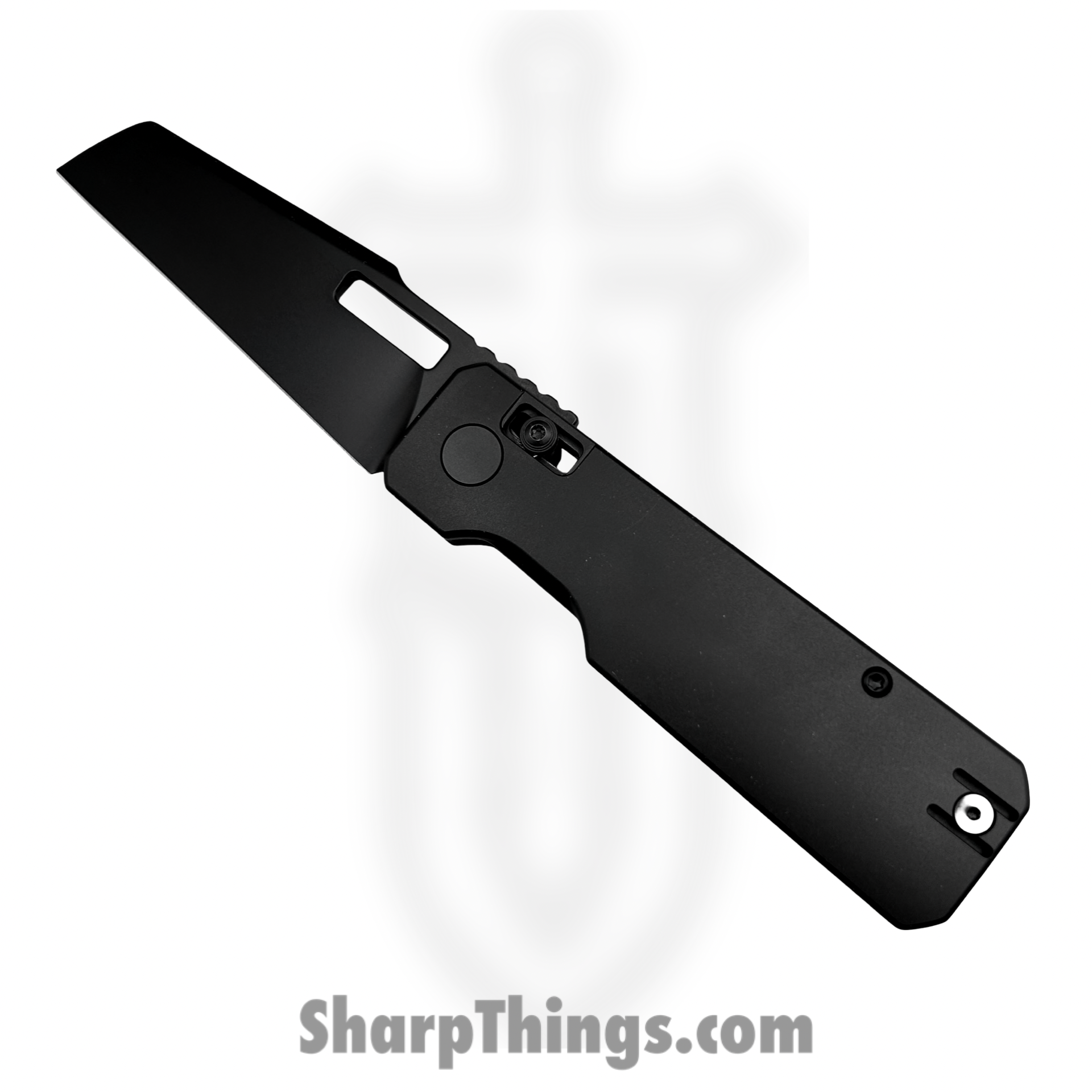 VE-AUBKBKTA_1.png Vero Engineering - VE-AuBkBkTA - Aura - Folding Knife - 14C28N Coated Talon - Aluminum - Black - Image 1