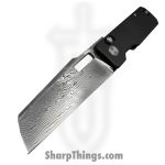 Vero Engineering - VE-AuDMGrty - Aura - Folding Knife - Damascus Talon - Aluminum - Grey - Image 3