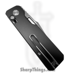Vero Engineering - VE-AuGrDMDP - Aura - Folding Knife - Damascus Drop Point - Aluminum - Grey - Image 5
