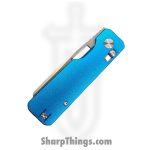Vero Engineering - VE-AuSWBLTa - Aura - Folding Knife - 14C28N Stonewash Talon - Aluminum - Blue - Image 4