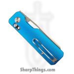 Vero Engineering - VE-AuSWBLTa - Aura - Folding Knife - 14C28N Stonewash Talon - Aluminum - Blue - Image 5