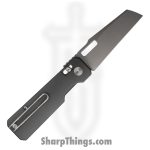 Vero Engineering - VE-AuSWGrTA - Aura - Folding Knife - 14C28N Stonewash Talon - Aluminum - Grey - Image 2