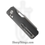 Vero Engineering - VE-AuSWGrTA - Aura - Folding Knife - 14C28N Stonewash Talon - Aluminum - Grey - Image 3