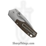 Vosteed - VOSA2238 - Psyop 299 - Folding Knife - S35VN Satin Drop Point - Glow Micarta - Brown - Image 8
