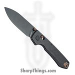 Vosteed - VOSA4509 - Raccoon Slim - Folding Knife - S35VN Coated Drop Point - Titanium - Black