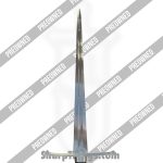 Swordier - POSWMZ-1012 - "Rangers's Oath" Longsword - 65Mn Spring Steel Satin DE - Leather - Green - Image 3