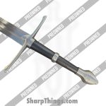 Swordier - POSWMZ-1012 - "Rangers's Oath" Longsword - 65Mn Spring Steel Satin DE - Leather - Green - Image 5
