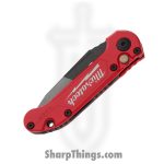 Microtech - 1136-1MWS - L.U.D.T. Gen III SS - Automatic Knife - M390MK Two Tone Tanto - "Milwaukee" Aluminum - Red - Image 3