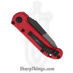 Microtech - 1136-1MWS - L.U.D.T. Gen III SS - Automatic Knife - M390MK Two Tone Tanto - "Milwaukee" Aluminum - Red - Image 4