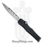 Microtech - 1350-10MS1 - Halo VII Marfione Select - OTF Auto - M390MK Stonewash Clip Point - Aluminum - Black