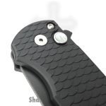 ProTech - 5336-LTD - Malibu Limited - Folding Knife - MagnaMax Coated Wharncliffe - "Dragon Scale" Aluminum - Black - Image 4