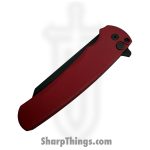 ProTech - 5403-Red - Malibu - Folding Knife - CPM MagnaCut Coated Reverse Tanto - 7075 Aluminum - Red - Image 5