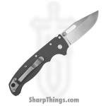 Demko Knives - DEMAD20F2102 - AD 20.5 - Folding Knife - AUS-10A Stonewash Clip Point - Grivory - Grey - Image 2
