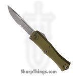 Microtech - MCT1703M11APOD - Hera II Mini - OTF Auto - M390MK Apocalyptic Drop Point P/S - Aluminum - OD Green