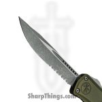 Microtech - MCT1703M11APOD - Hera II Mini - OTF Auto - M390MK Apocalyptic Drop Point P/S - Aluminum - OD Green - Image 2
