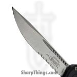 Microtech - MCT1703M11 - Hera II Mini - OTF Auto - M390MK Stonewash Drop Point P/S - Aluminum - Black - Image 2