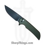 ProTech - MX103-LTD Green - Mordax - Folding Knife - CPM MagnaCut Coated Drop Point - 6061 Aluminum - Green