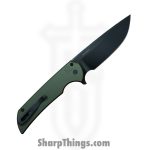 ProTech - MX103-LTD Green - Mordax - Folding Knife - CPM MagnaCut Coated Drop Point - 6061 Aluminum - Green - Image 2