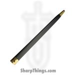 India Made - PA910991 - Scottish Sword - Fixed Blade Knife - Stainless Satin Sword - Brass Hilt Basket - Red Gold - Image 6