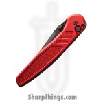 ProTech - PN1103-Red - Avalon - Folding Knife - CPM MagnaCut Coated Drop Point - Knurled Aluminum - Red - Image 3