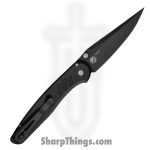 ProTech - PN1103 - Avalon - Folding Knife - CPM MagnaCut Coated Drop Point - Knurled Aluminum - Black - Image 2