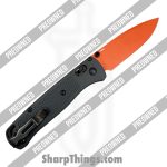 Benchmade - POBB-29 - Preowned Bugout BassPro/Cabelas Excl. 535OR-2103 - Folding Knife - S30V Orange Cerakote Drop Point - Polymer - Grey - Image 2