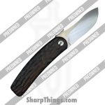 Fox Knives - POBB-30 - Preowned FX-R10 - Folding Knife - N690 Polished Satin Drop Point - Zircote Wood - Brown - Image 2