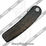 Fox Knives - POBB-30 - Preowned FX-R10 - Folding Knife - N690 Polished Satin Drop Point - Zircote Wood - Brown - Image 3
