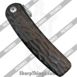 Fox Knives - POBB-30 - Preowned FX-R10 - Folding Knife - N690 Polished Satin Drop Point - Zircote Wood - Brown - Image 4