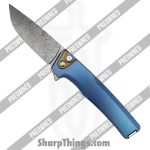 Machinewise - POBB-33 - Preowned Sonora #716 - Folding Knife - 20CV Stonewash Drop Point - Titanium - Blurple