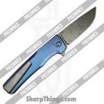 Machinewise - POBB-33 - Preowned Sonora #716 - Folding Knife - 20CV Stonewash Drop Point - Titanium - Blurple - Image 2