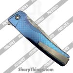 Machinewise - POBB-33 - Preowned Sonora #716 - Folding Knife - 20CV Stonewash Drop Point - Titanium - Blurple - Image 4