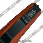 Microtech - POBB-35 - Preowned UTX-85 Gen II - OTF Auto - 204P Black PVD D/E - Aluminum - Orange - Image 5