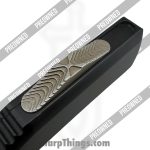 Microtech - POBB-36 - Preowned Ultratech 120-13 - OTF Auto - M390 Bronze Stonewash Clip Point P/S - Aluminum - Black - Image 4