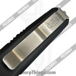 Microtech - POBB-36 - Preowned Ultratech 120-13 - OTF Auto - M390 Bronze Stonewash Clip Point P/S - Aluminum - Black - Image 6