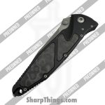 Microtech - POBB-37 - Preowned Socom Elite w/ Custom Inlays & LNW Clip 160-11AP - Automatic Knife - M390 Apocolyptic Drop Point - Aluminum - Black - Image 3